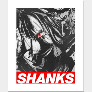 shanks one piece Posters and Art